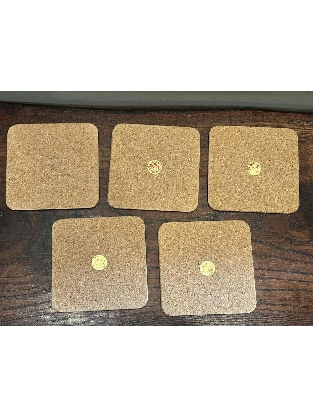 Vintage Pimpernel North American Song Birds Cork Back Coaster Set 5pc